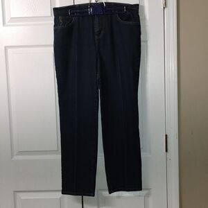 Style & Co natural fit dark wash jeans  Sz 14S